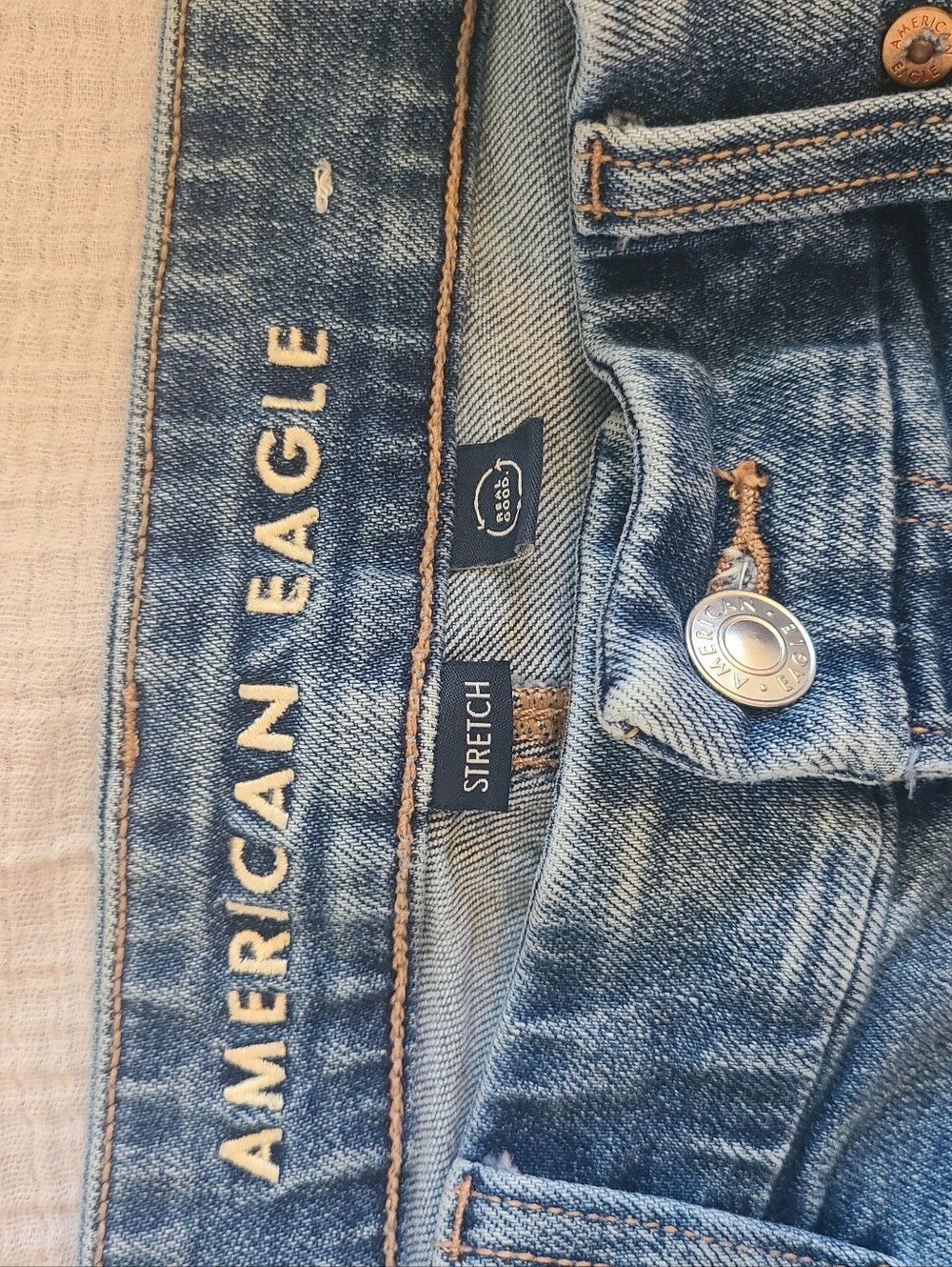 American Eagle Curvy Stretch Jeans - Women's Size 10 Regular - Picture 6 of 8